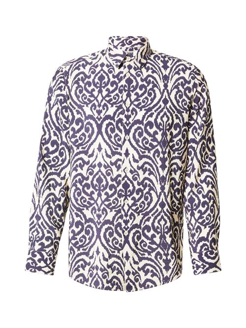 DRYKORN Skjorte 'Ramis'  ecru / violetblå