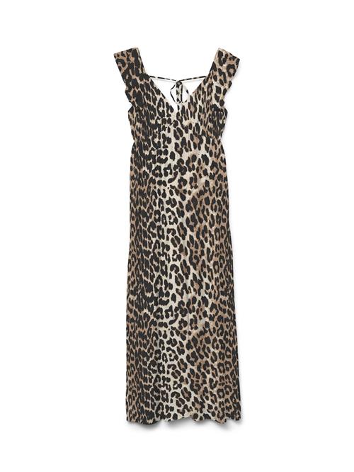 VERO MODA Kjole 'VMJOSIE'  beige / brun / naturhvid