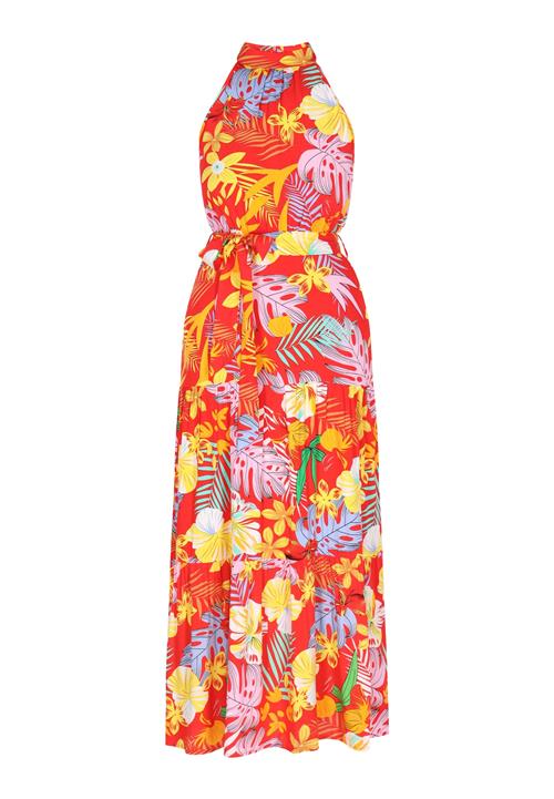 IZIA Sommerkjole  aqua / gul / lilla / rød