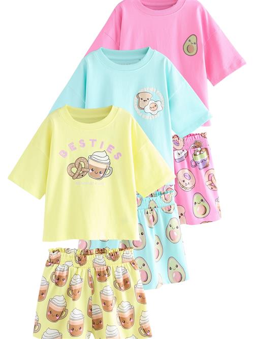 Next Nattøj  blå / gul / pink