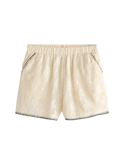 Next Bukser  creme / sort