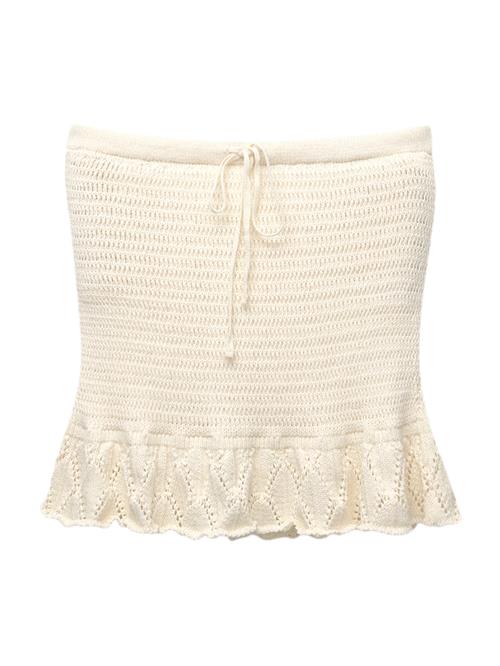 Pull&Bear Nederdel  ecru