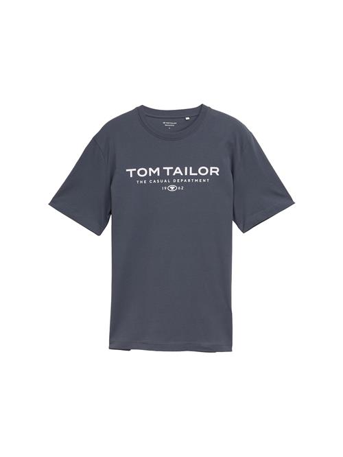 TOM TAILOR Bluser & t-shirts  grafit / hvid