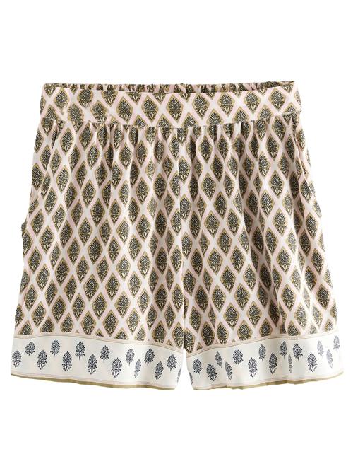 Next Bukser  khaki / rosé / sort / hvid