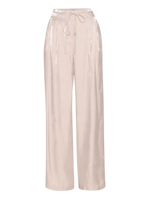 ICHI Bukser med lægfolder 'Raddix'  gammelrosa