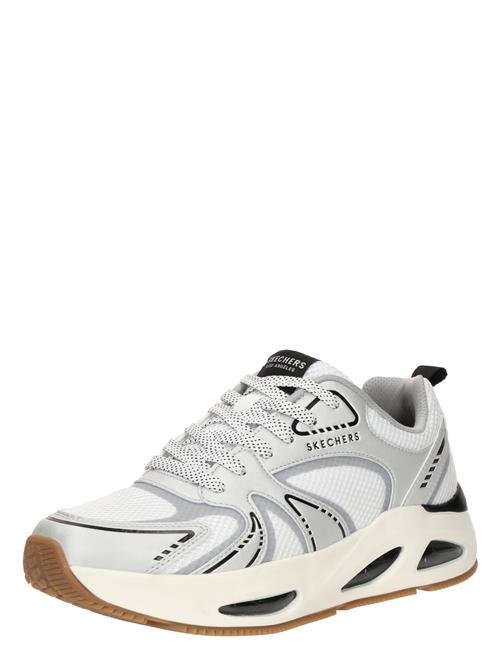 SKECHERS Sneaker low 'UNO EGO-AURAIR'  lysegrå / sort / hvid