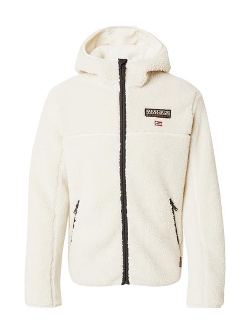 NAPAPIJRI Fleecejakke 'Tynik'  lysebeige / mørkeblå / kirsebærsrød