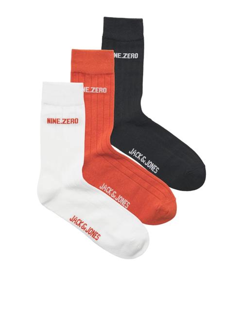 JACK & JONES Sokker  knaldrød / sort / hvid