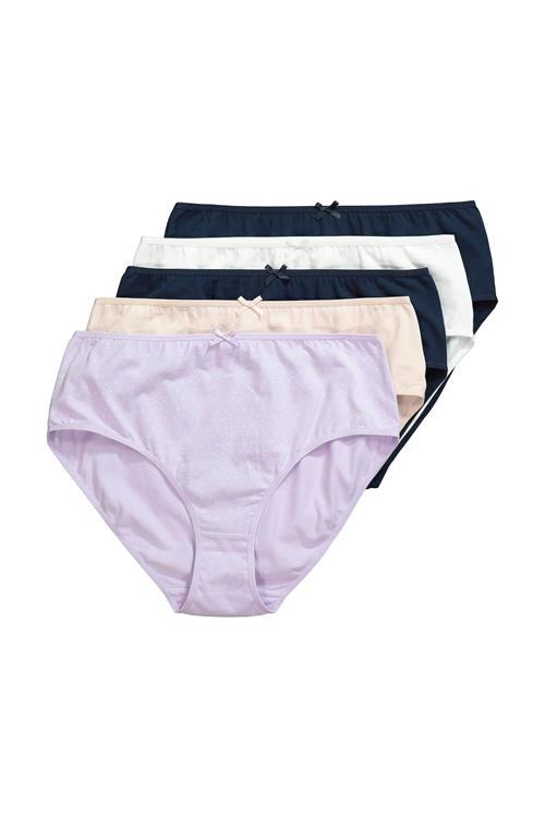 Ulla Popken Slip  lysebeige / navy / lyselilla / hvid