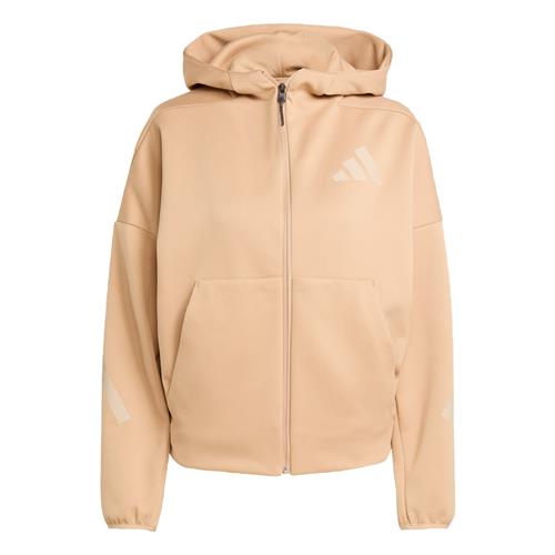 ADIDAS SPORTSWEAR Sportssweatjakke 'Z.N.E.'  beige / camel