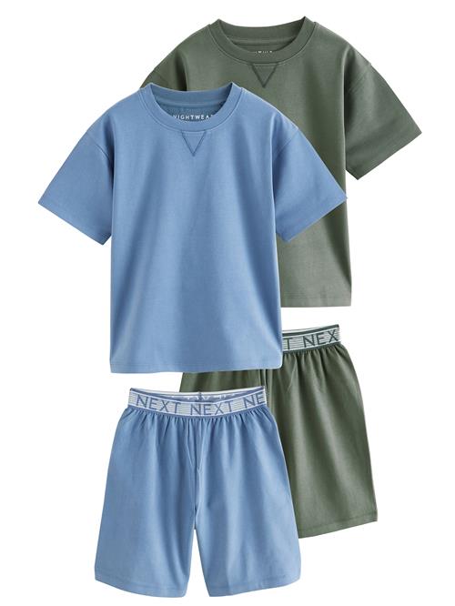 Next Nattøj  himmelblå / mørkegrøn