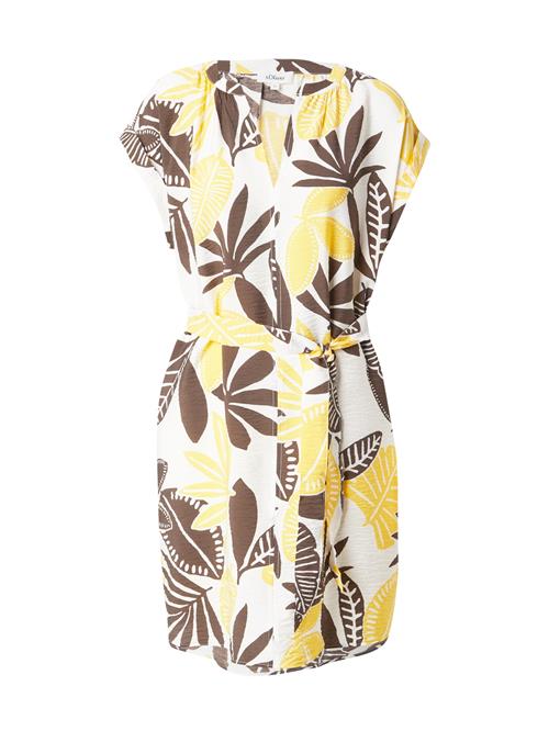 s.Oliver Kjole  creme / choko / curry