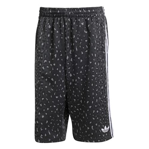 ADIDAS ORIGINALS Bukser 'Leo Oversized'  lysegrå / mørkegrå / sort / hvid