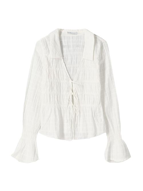 Bershka Bluse  hvid
