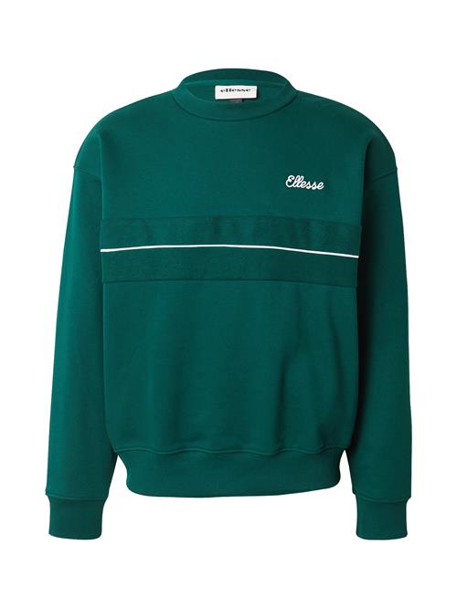 ELLESSE Sweatshirt  mørkegrøn / hvid