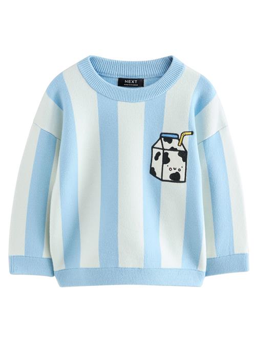 Next Pullover  lyseblå / sort / hvid