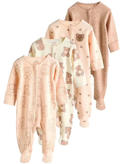 Next Nattøj  elfenben / brun / lysebrun / pastelpink