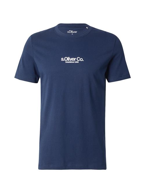 s.Oliver Bluser & t-shirts  marin / hvid