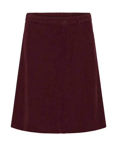 Cream Nederdel 'Cory'  bordeaux