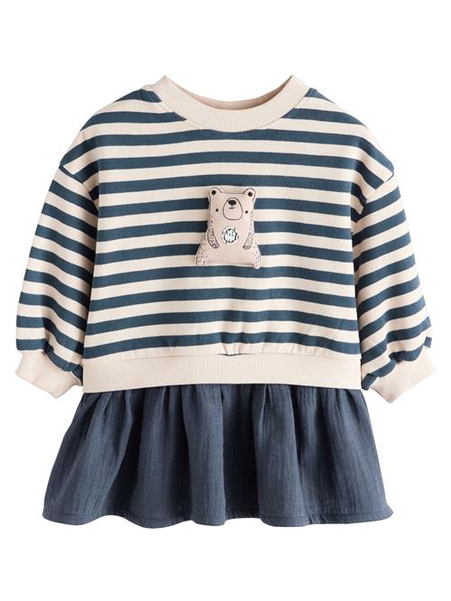 Next Kjole  navy / uldhvid