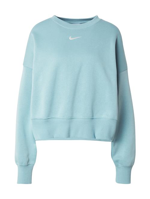 Nike Sportswear Sweatshirt 'Phoenix Fleece'  lyseblå / hvid