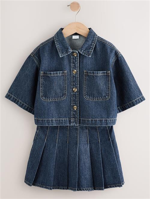Next Sæt  blue denim