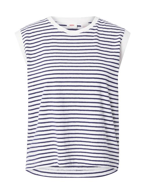 LEVI'S ® Overdel 'Boxy Tank Top'  navy / hvid