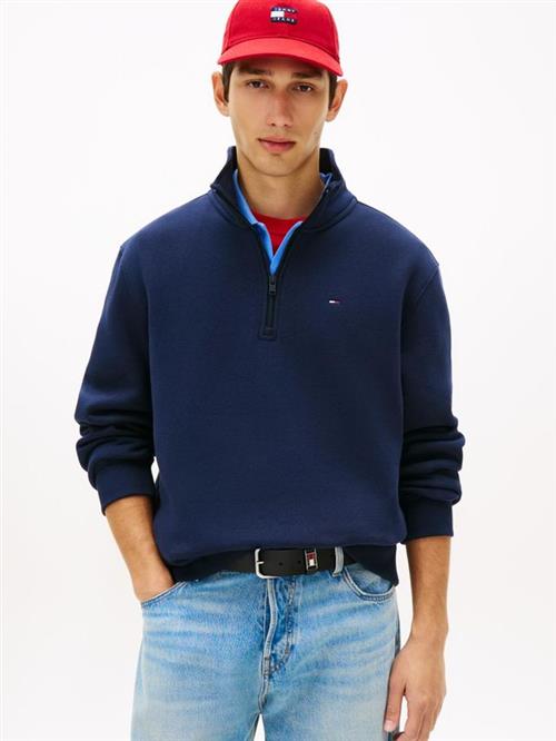 TJM REG FLEECE 1/4ZIP MOCK NECK