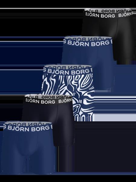 Björn Borg Sports Microfiber Boxers 5-pack Sort, S
