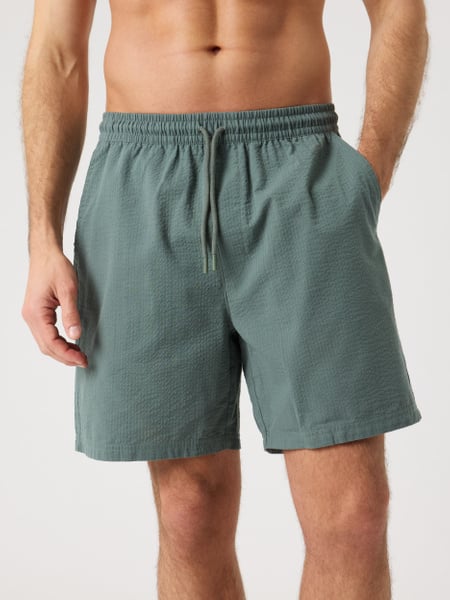 Björn Borg Borg Seersucker Resort Shorts Grøn, L