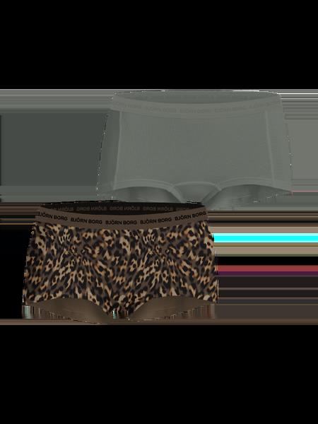 Björn Borg Everyday Cotton Boxer Shorts 2-pack Grøn, XS