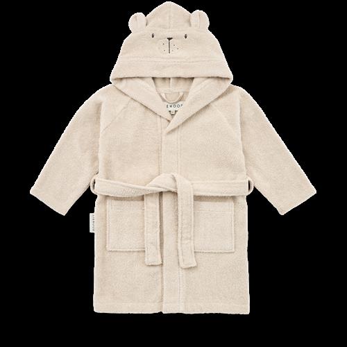 Se Liewood Lily Polarbear-badekåbe Sandy  Sandy-1-2 Y  Beige  1-2 år  unisex hos Babyshop