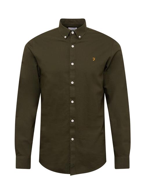 FARAH Skjorte 'BREWER'  mørkegrøn
