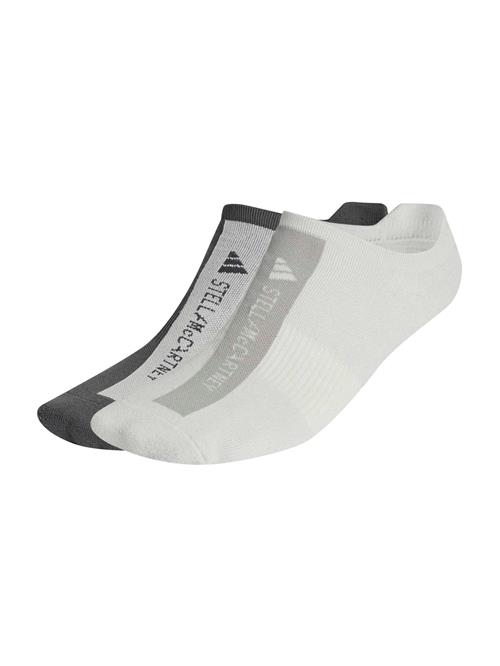 ADIDAS BY STELLA MCCARTNEY Sportssokker  greige / lysegrå / sort