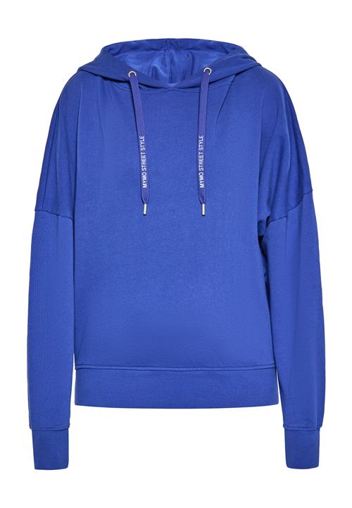MYMO Sweatshirt  mørkeblå / hvid