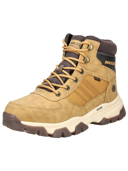 Dockers by Gerli Snørestøvler  brun / gul