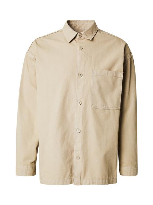 JACK & JONES Skjorte 'JCOHELVETICA'  beige