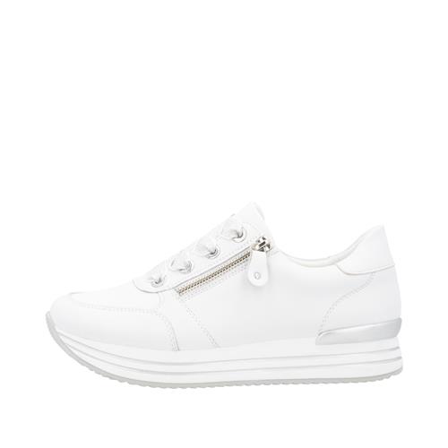REMONTE Sneaker low  sølv / hvid