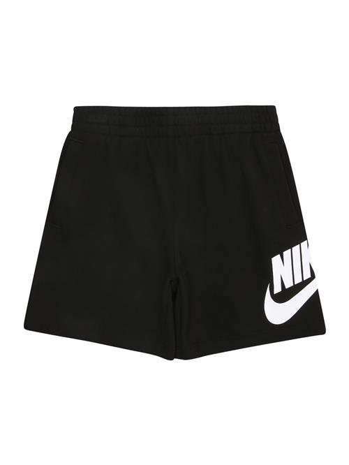 Nike Sportswear Bukser 'CLUB'  sort / hvid