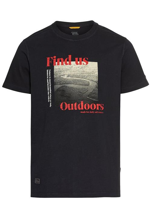 CAMEL ACTIVE Bluser & t-shirts  natblå / mørkegrå / rød / hvid