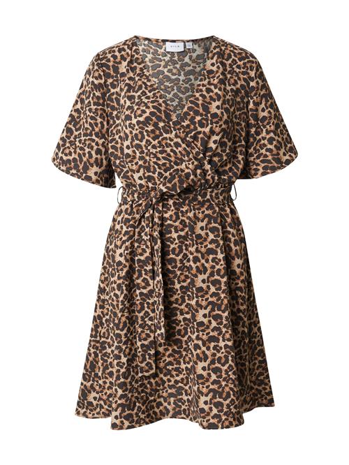 VILA Kjole 'VIJOSA'  beige / brun / sort