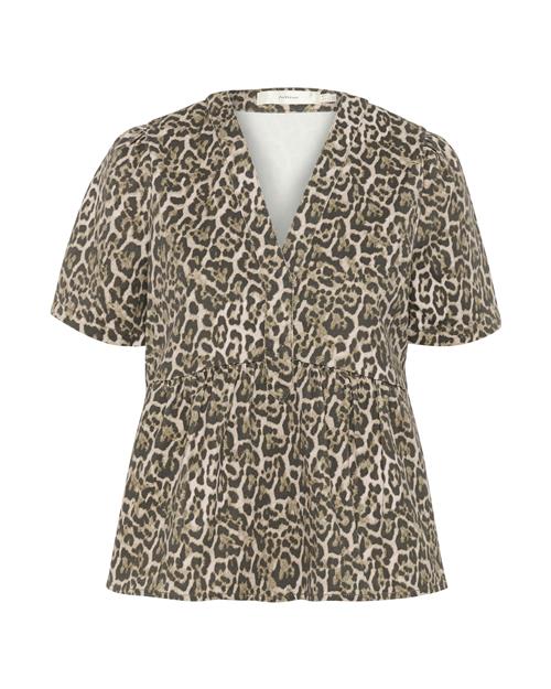 InWear Bluse 'IWDabney'  sand / lysebrun / sort