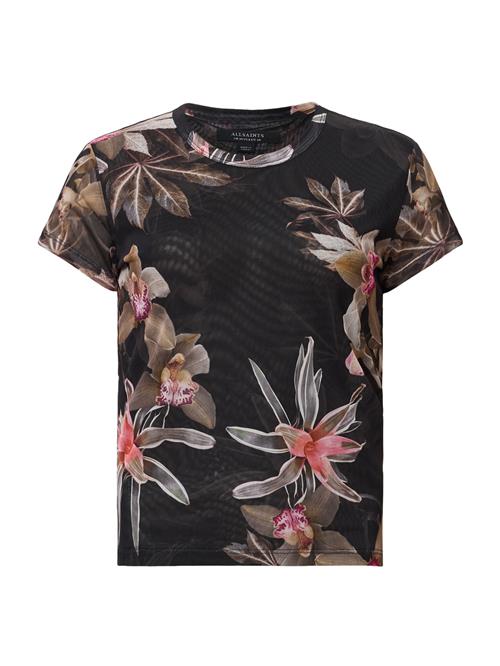 AllSaints Shirts 'ELLIE'  oliven / orange / mørk pink / sort