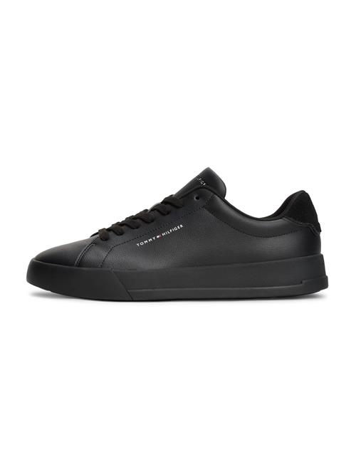 TOMMY HILFIGER Sneaker low 'Court Ess'  sort / hvid