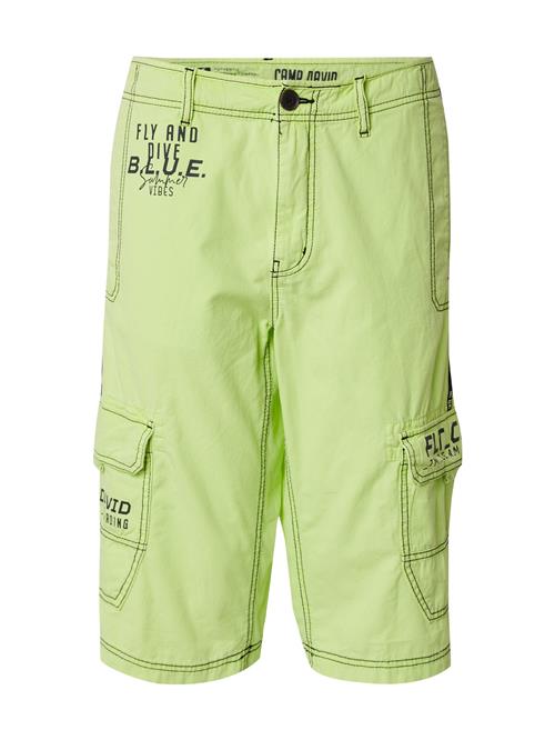 CAMP DAVID Cargobukser  lemon / sort