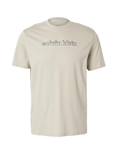 Calvin Klein Jeans Bluser & t-shirts  greige / mørkegrå / hvid
