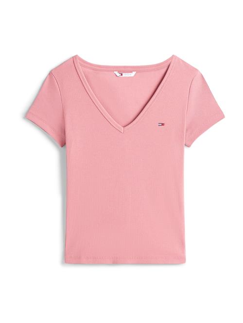 Tommy Jeans Shirts 'Essential'  navy / gammelrosa / rød / hvid