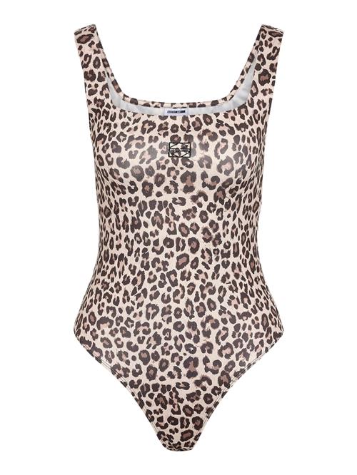 Noisy may Shirtbody 'NMTERESA'  ecru / lysebrun / sort