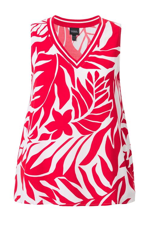 Ulla Popken Bluse  rød / hvid