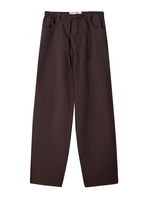 Bershka Jeans  kastaniebrun